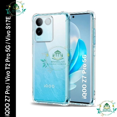 Picture of For iQOO Z7 Pro Shock-Resistant Flexible TPU Camera Protection Rubber Soft Silicone Anti Dropping Phone Cover