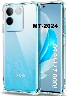 Picture of For iQOO Z7 Pro Shock-Resistant Flexible TPU Camera Protection Rubber Soft Silicone Anti Dropping Phone Cover