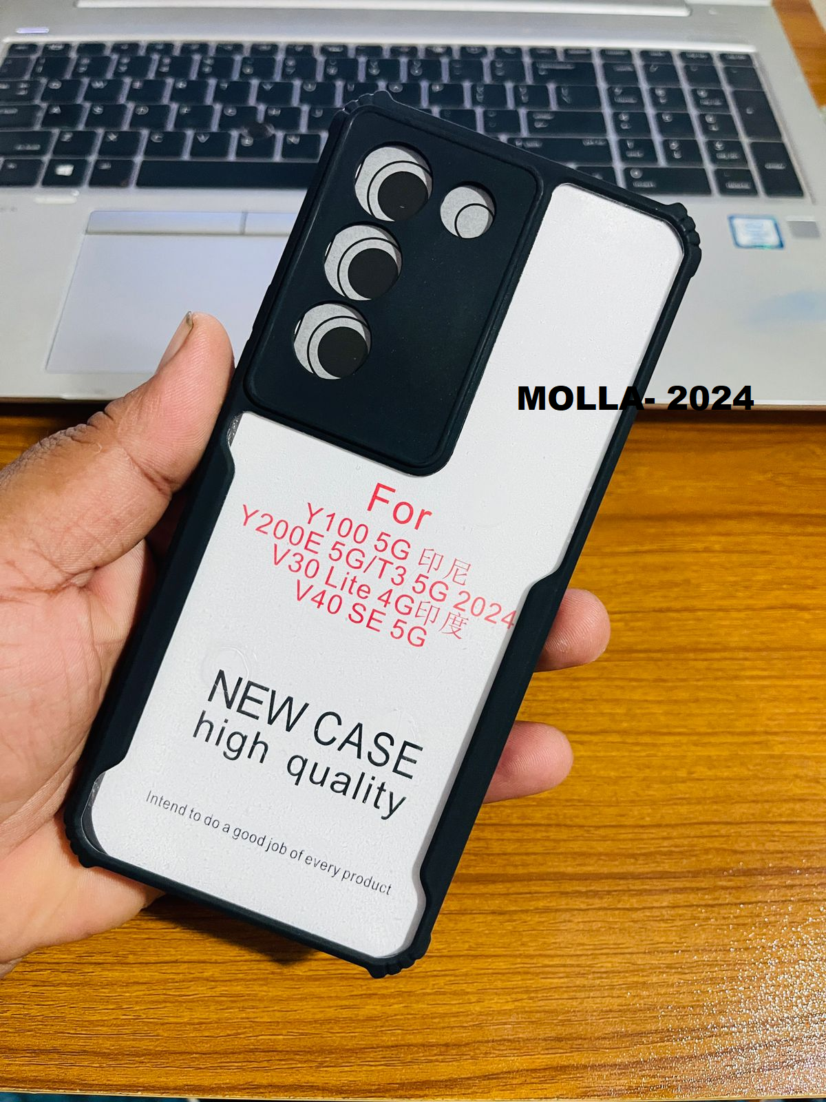 Picture of For Vivo Y200e / Y100 5G/ T3 5G 2024 / V30Lite 4g Back Cover Xundd Fusion Tranparent Shockproof With Camera Bump Portective Premium Luxury Back Case