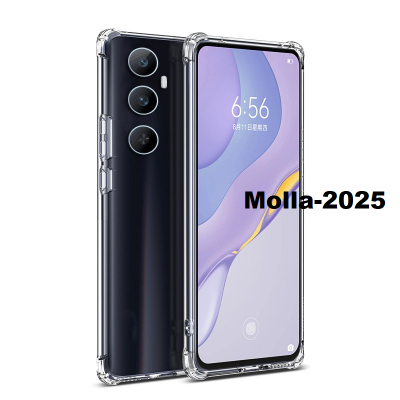 Picture of For Realme C65 Flexible Clear Transparent Soft TPU Back Case Cover