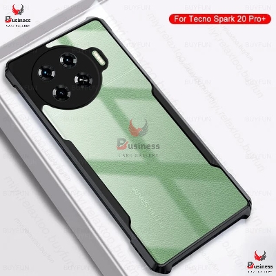Picture of For Tecno Spark 20 Pro Plus Xunddu Protective Back Cover Cases Shockproof Bumper Hard Back Transparent Back Cover