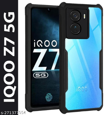 Picture of For Vivo iQOO Z7 / iQOO Z7S Phone Case Transparent Silica Gel Matte Shockproof Slim Thin Cover For Vivo iqoo Z7 Back Cover