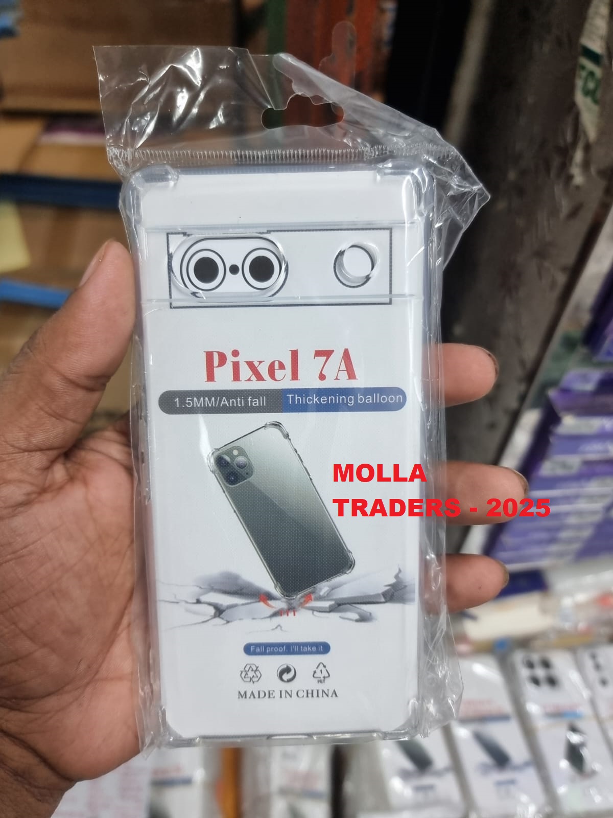 Picture of For Google Pixel 7A Back Case Phone Case Crystal Clear Ultra Thin Slim Fit Soft Tpu Transparent Rubber Back Cover GooglePixel7A Back Case Clear Soft Tpu Case For Pixel7A With Bump