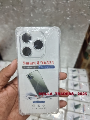 Picture of Infinix Smart 8/ Tecno Spark GO 2024 Premium Silicone Case Crystal Clear Soft TPU Ultra-Thin Transparent Flexible Protective Mobile Phone Back Cover