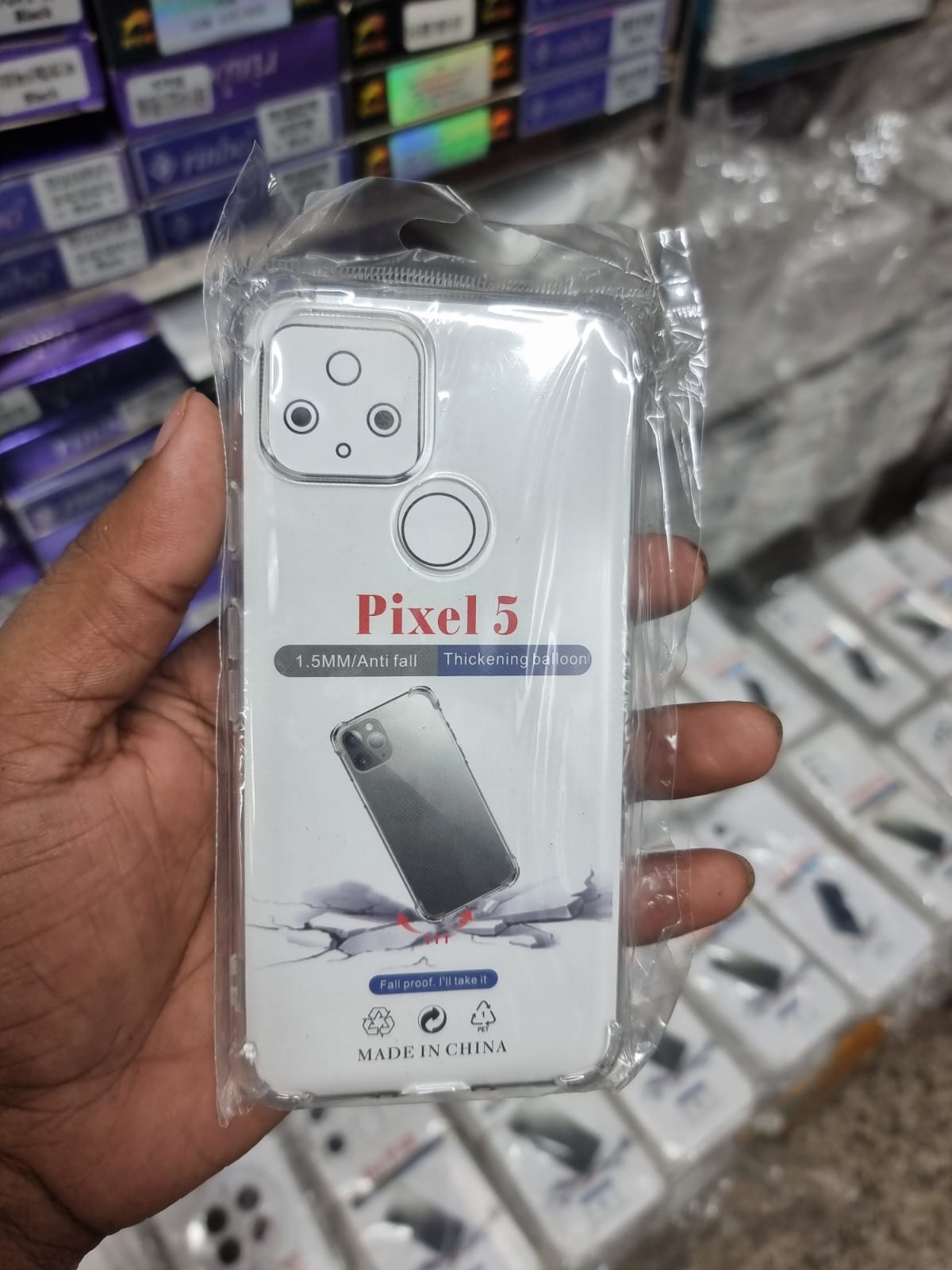 Picture of For Google Pixel  5 Flexible Clear Transparent Soft TPU Back Case Cover