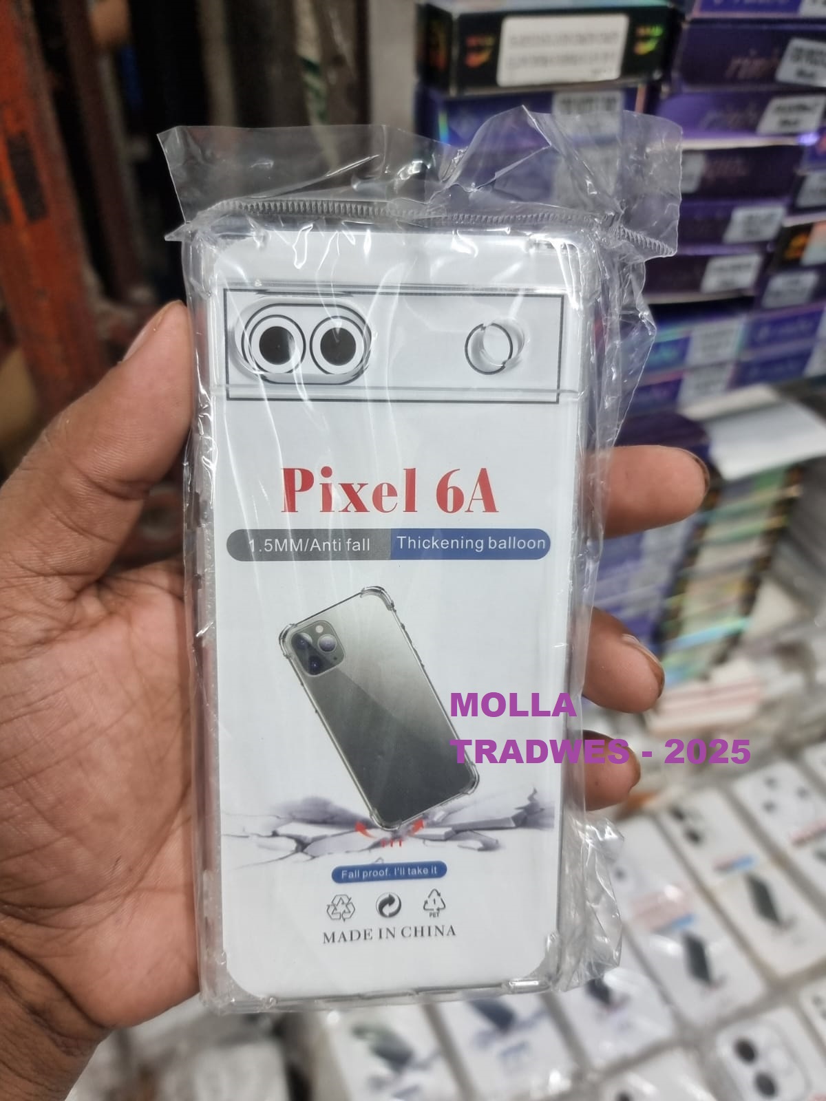 Picture of Google Pixel 6A Premium Silicone Case Crystal Clear Soft TPU Ultra-Thin Transparent Flexible Protective Mobile Phone Back Cover