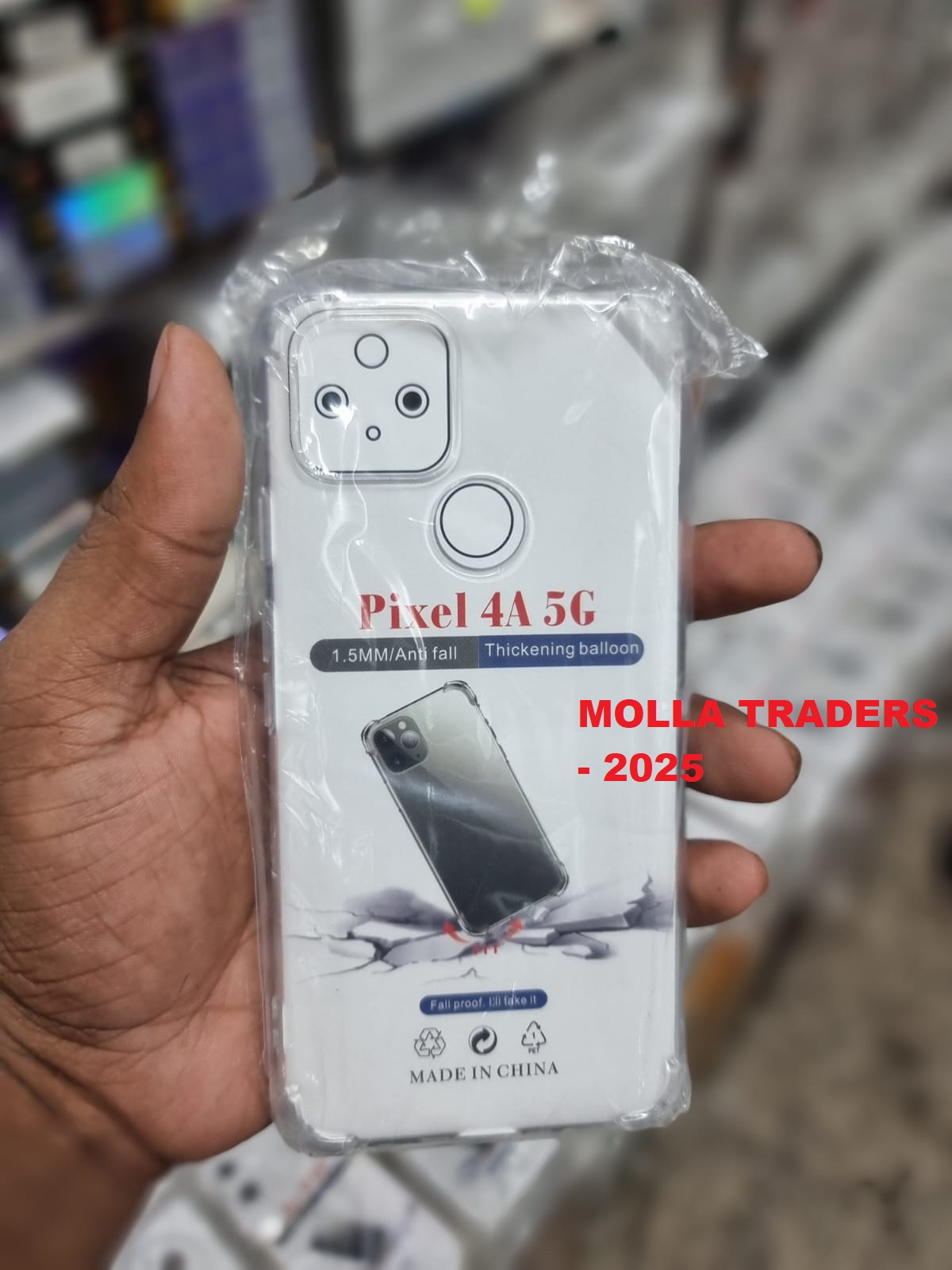 Picture of For Google Pixel 4A 5G Flexible Clear Transparent Soft TPU Back Case Cover