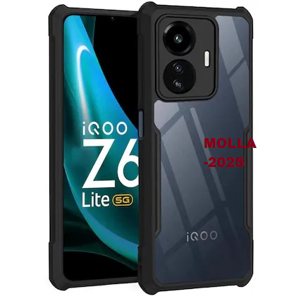 Picture of For Vivo iQOO Z6 Lite 5G / Y77 5G Shockproof Bumper Clear Acrylic Mobile Phone Case For Vivo iQOO Z6 Lite 5G / Y77 5G Back Cover