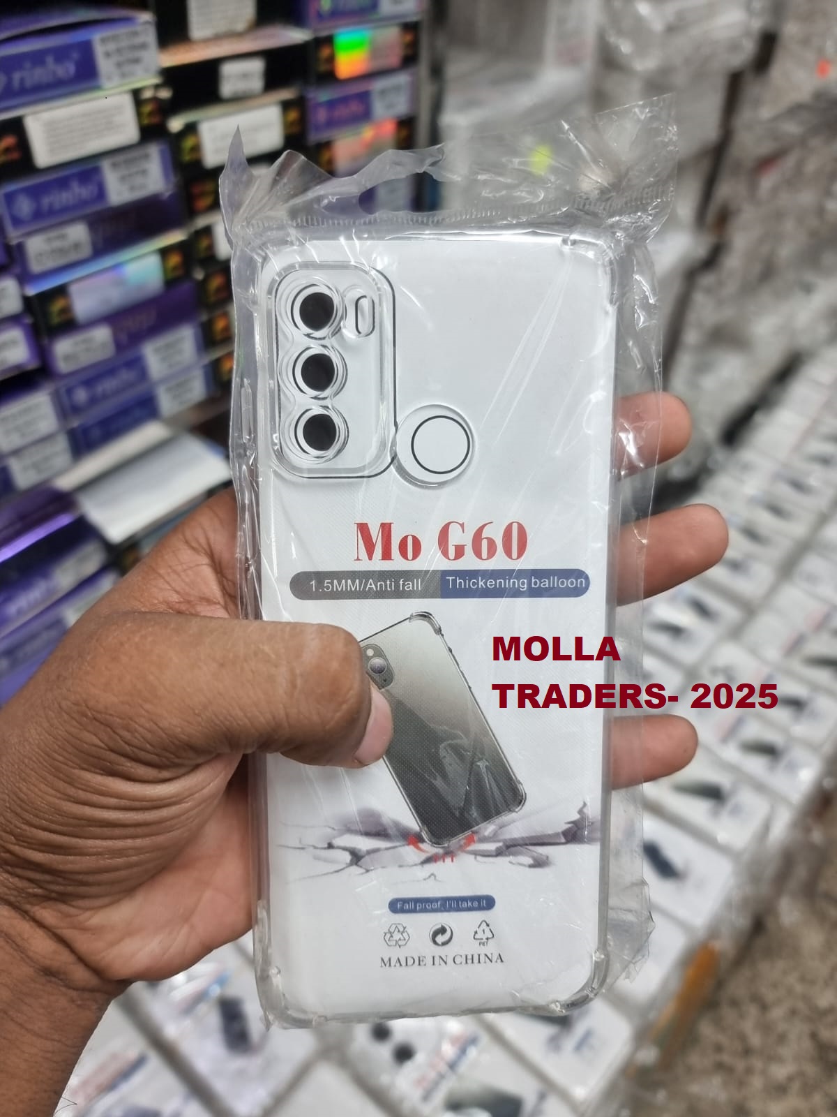 Picture of Motorola Moto G60 Premium Silicone Case Crystal Clear Soft TPU Ultra-Thin Transparent Flexible Protective Mobile Phone Back Cover 1 Ratings