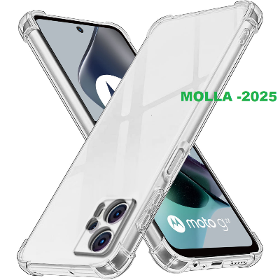 Picture of For Motorola Moto G13 / G23 Shockproof TPU Bumper Clear Soft Silicone Acrylic Mobile Phone Case [ Pani Cover ] Back Cover 1 Ratings