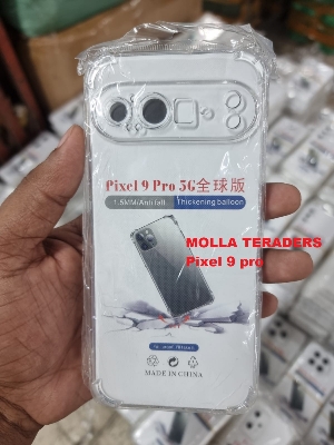 Picture of Transparent Shockproof PC+TPU Case For Google Pixel 9 Pro Frosted  Wireless Charging Phone Back Cover