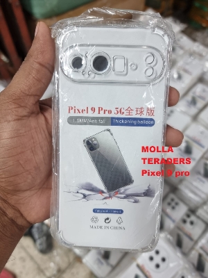 Picture of Transparent Shockproof PC+TPU Case For Google Pixel 9 Pro Frosted  Wireless Charging Phone Back Cover