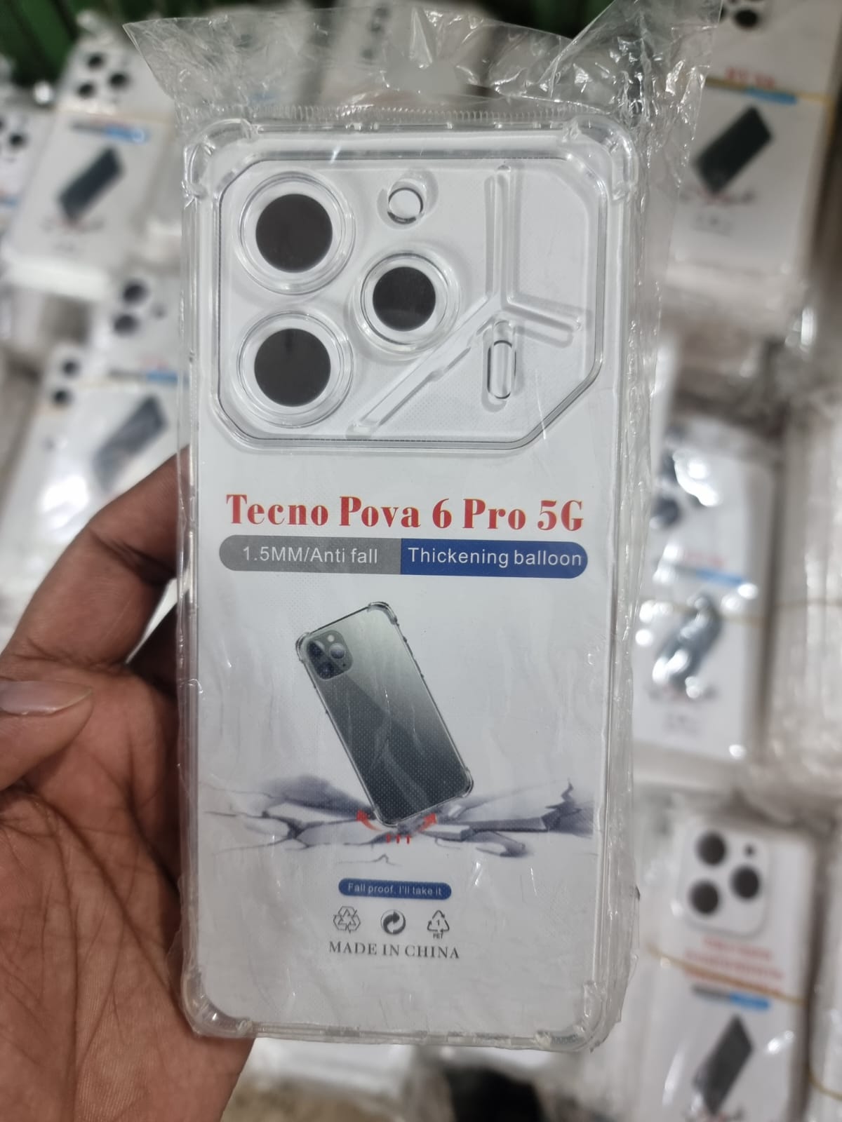 Picture of Tecno Pova 6 Pro 5G  Camera Lens Protection Soft TPU Transparent Edge Fashion Phone Case Shockproof Back Cover