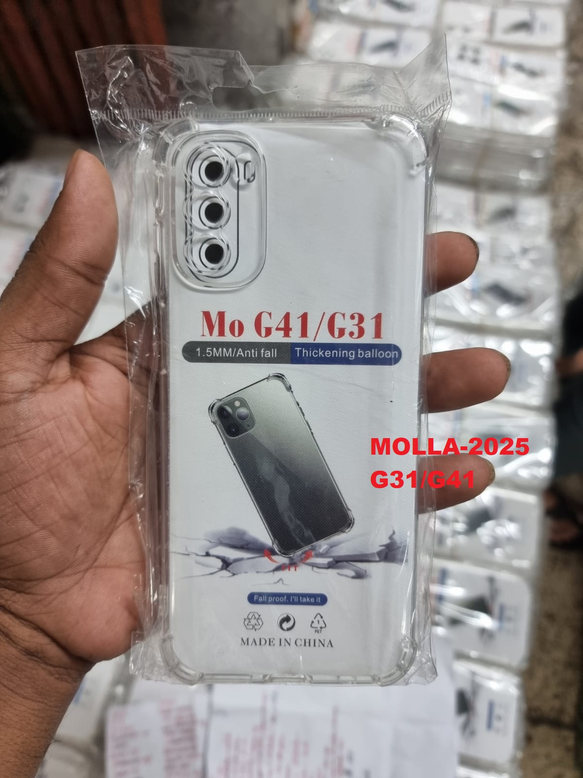 Picture of Motorola Moto G31 / G41 Premium Silicone Case Crystal Clear Soft TPU Ultra-Thin Transparent Flexible Protective Mobile Phone Back Cover