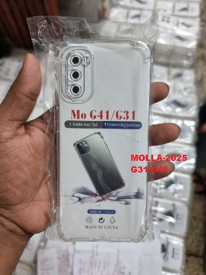 Picture of Motorola Moto G31 / G41 Premium Silicone Case Crystal Clear Soft TPU Ultra-Thin Transparent Flexible Protective Mobile Phone Back Cover