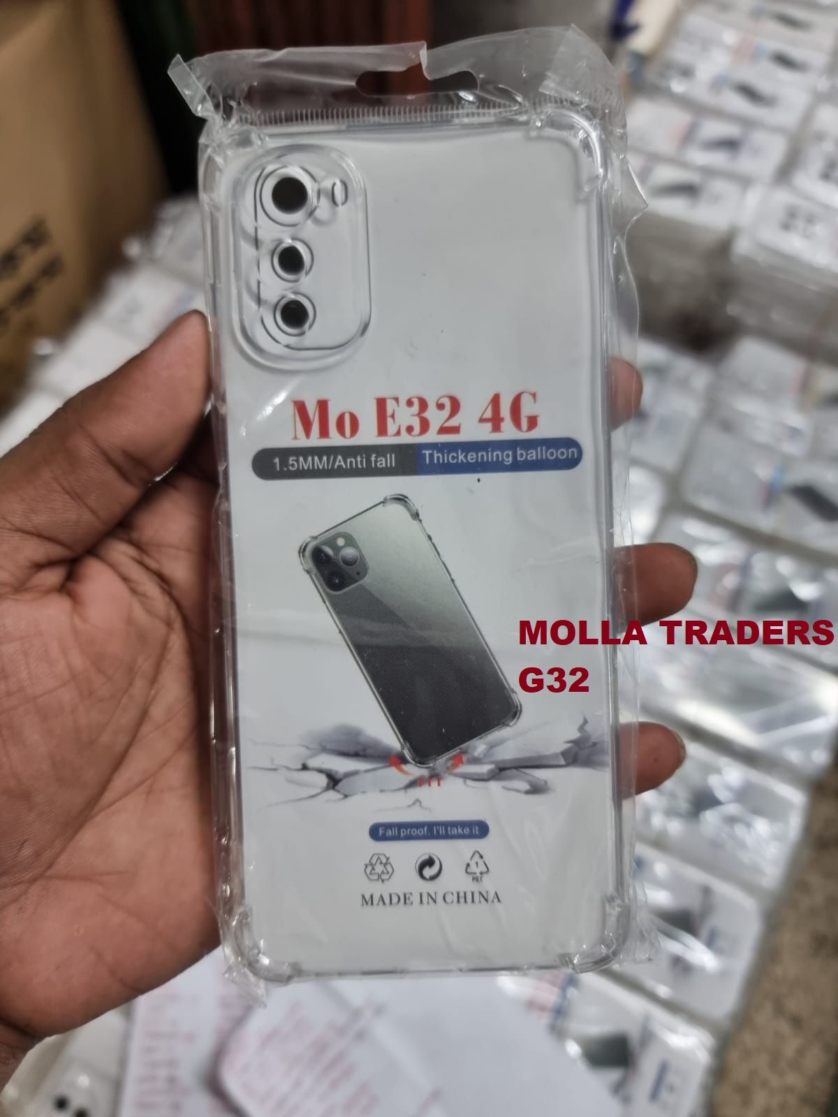 Picture of For Motorola Moto E32 New Generation Silicone Case Crystal Clear Soft TPU Ultra-Thin Transparent Flexible Protective Mobile Phone Back Cover