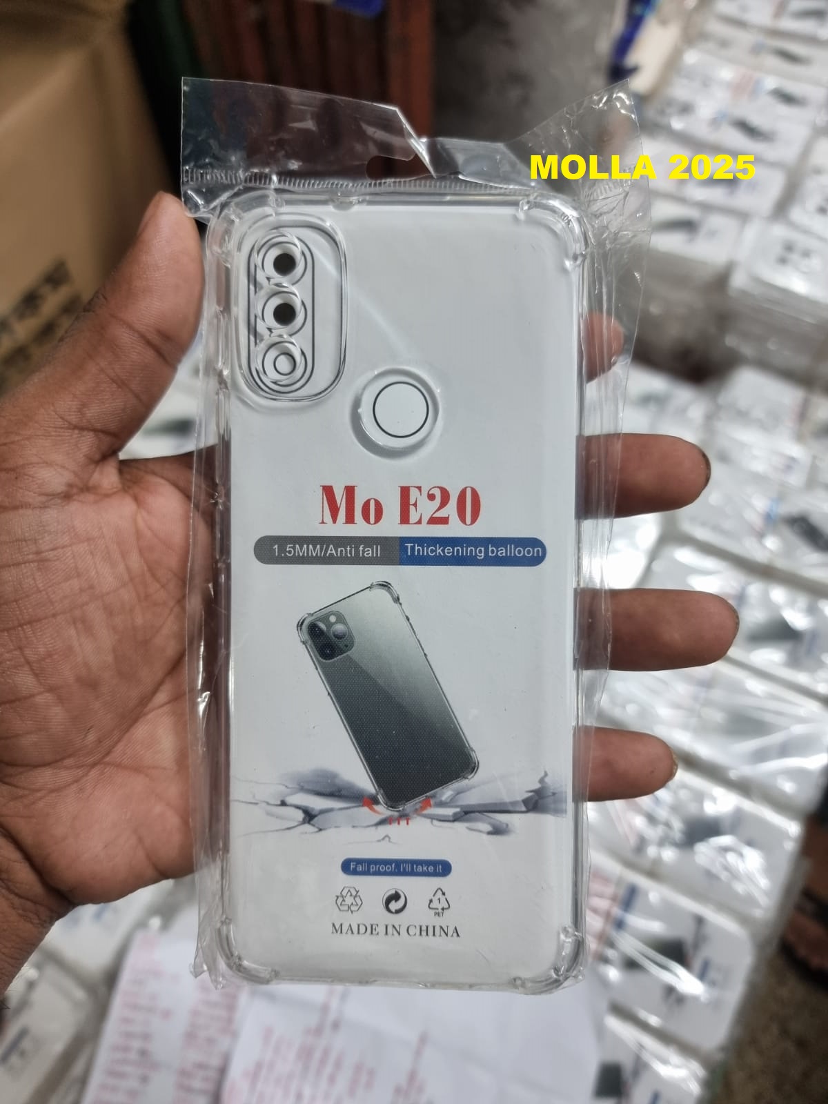 Picture of Motorola Moto G20 Flexible Clear Transparent Soft TPU Back Case Cover