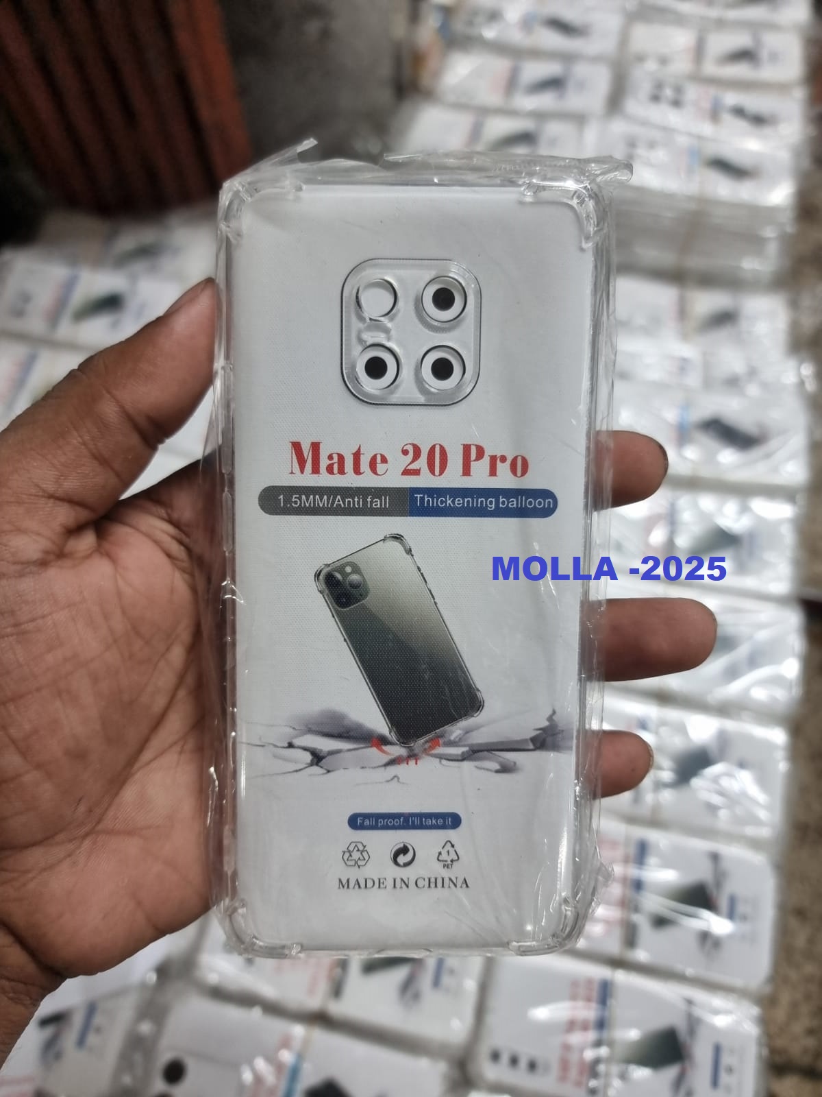 Picture of transparent back cover for Huawei Mate 20 pro