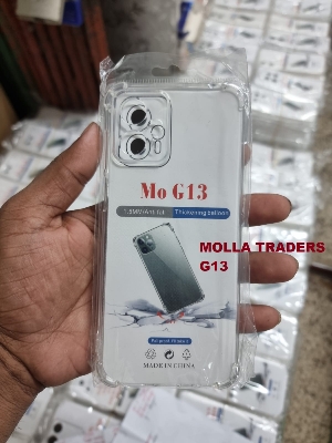 Picture of Motorola Moto G13 Premium Silicone Case Crystal Clear Soft TPU Ultra-Thin Transparent Flexible Protective Mobile Phone Back Cover