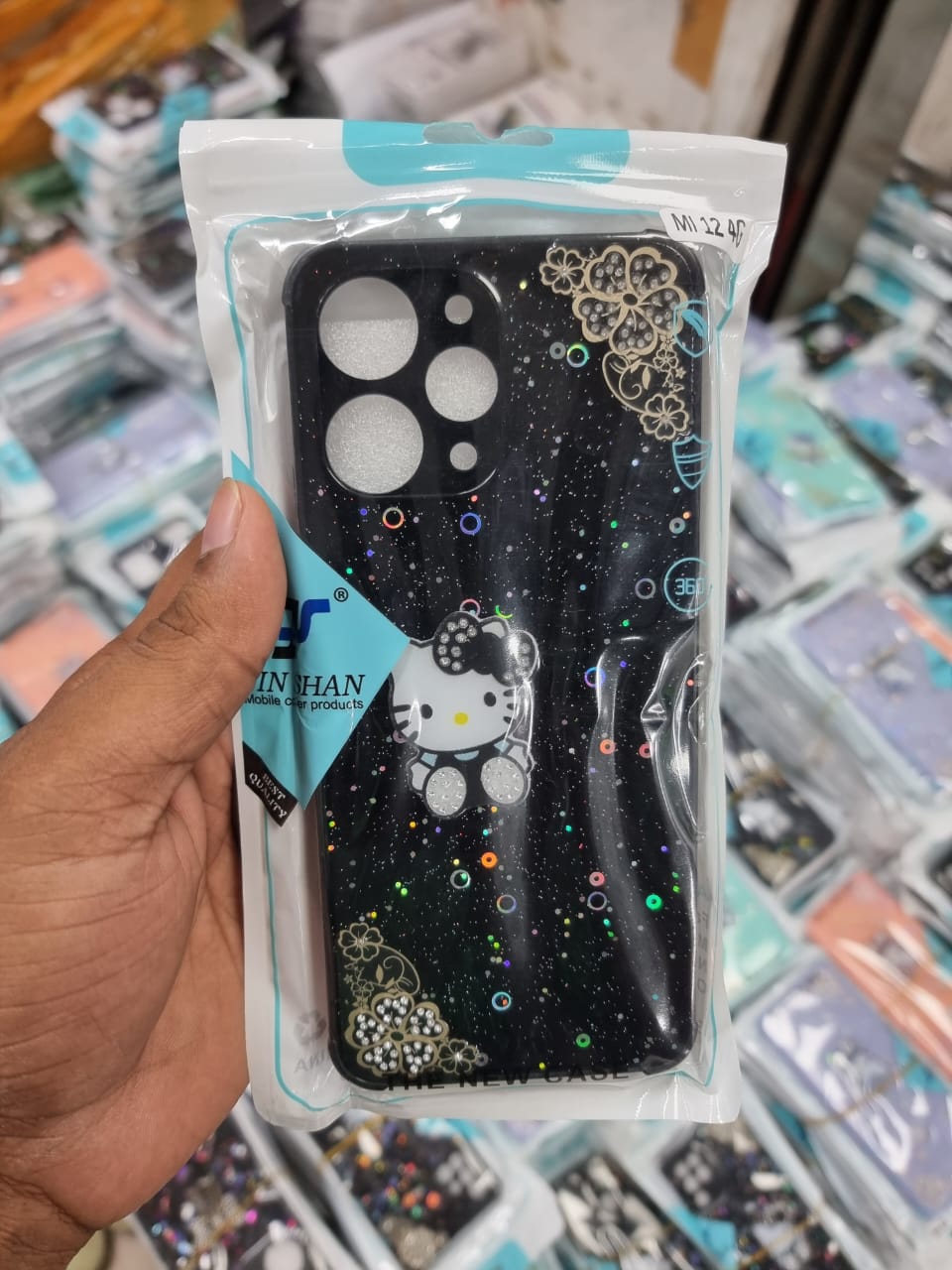 Picture of for Redmi 12 4G back cover phone case Softcase Electroplated silicone shockproof Protector Smooth Protective Bumper Cover new design Clover Bracelet for girl DDSYC02