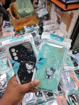 Picture of for Samsung A34 5G Back Cover Cloud Astronaut Lambskin Texture PU Leather Back For Girls Boys Soft Phone Case