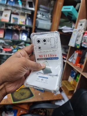 Picture of Xiaomi Mi 11 Ultra Premium Silicone Case Crystal Clear Soft Tpu Ultra-Thin Transparent Flexible Protective Mobile Phone Back Cover - Camera - Phone Back Cover (Back Case Cover For Smartphone)