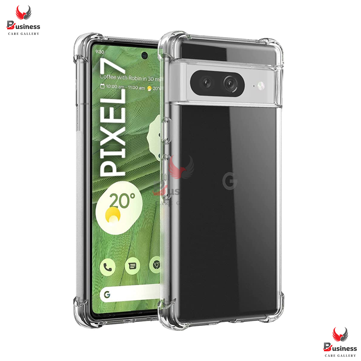 Picture of Google Pixel 7 Premium Silicone Case Crystal Clear Soft TPU Ultra-Thin Transparent Flexible Protective Mobile Phone Back Cover/case