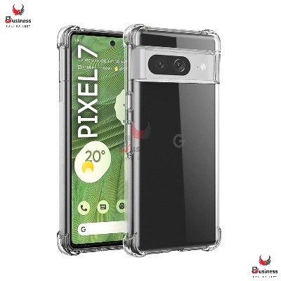 Picture of Google Pixel 7 Premium Silicone Case Crystal Clear Soft TPU Ultra-Thin Transparent Flexible Protective Mobile Phone Back Cover/case