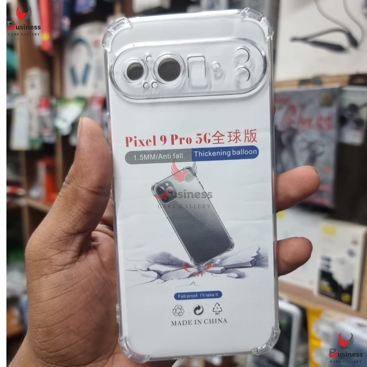 Picture of Transparent Shockproof PC+TPU Magsafe Case For Google Pixel 9 Pro  Frosted Magnetic Wireless Charging Phone Back Cover