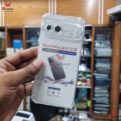 Picture of Transparent Shockproof PC+TPU Magsafe Case For Google Pixel 9 Pro  Frosted Magnetic Wireless Charging Phone Back Cover