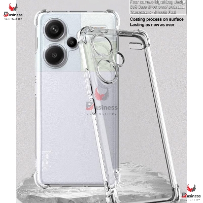 Picture of For Xiaomi Redmi Note 13 Pro Plus 5G - Premium Silicone Case Crystal Clear Soft TPU Ultra-Thin Transparent Flexible Protective Mobile Phone Back Cover With Side Bumper