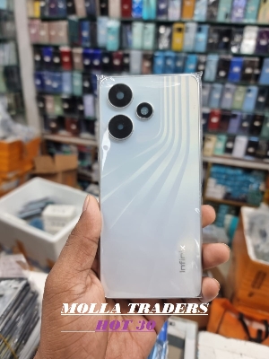 Picture of For Infinix Hot 30 Phone Battery Back Cover Backshell Glass Battery Rear Case - Phone Back Cover Backshell Glass