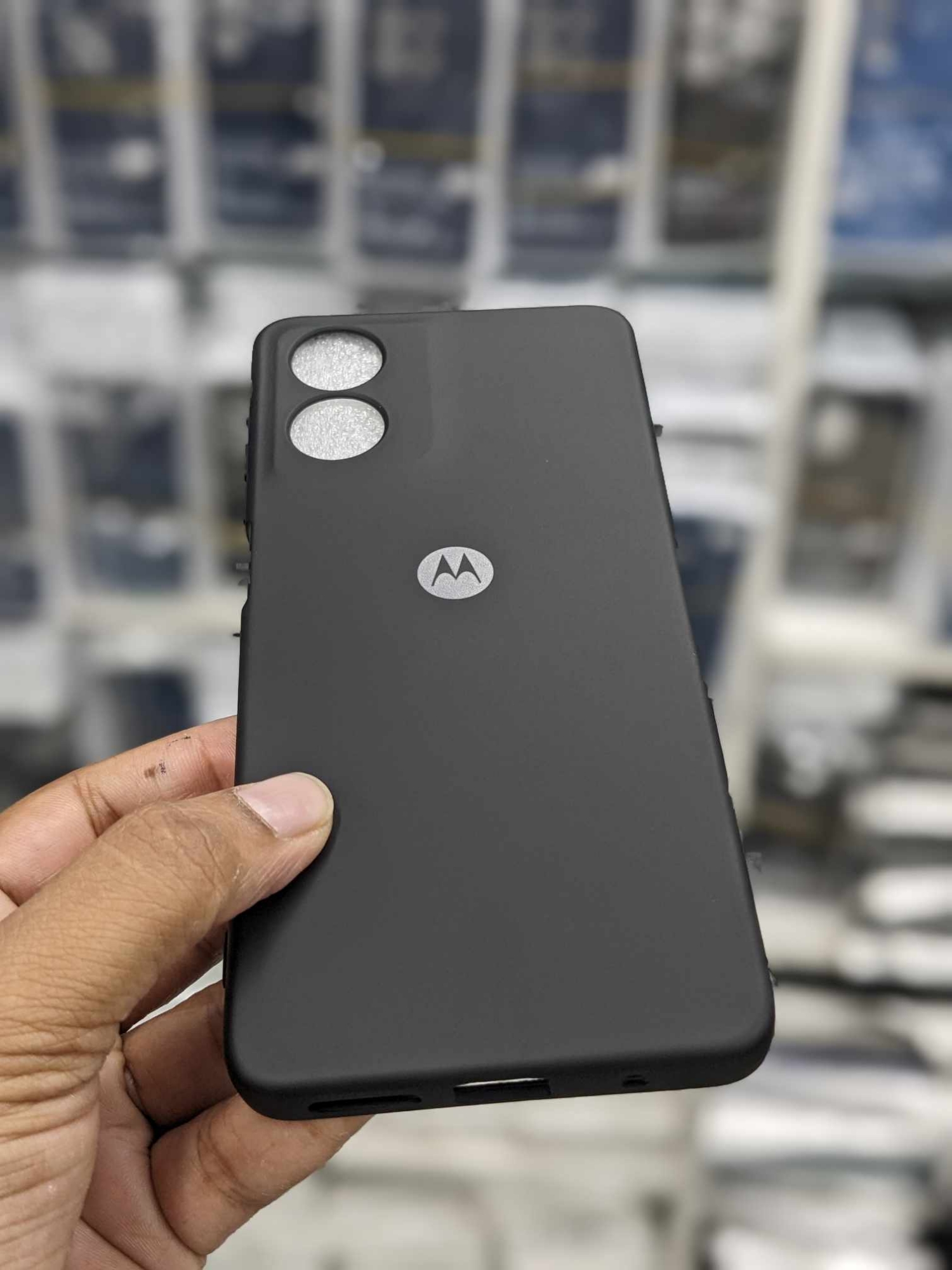 Picture of For Motorola Moto G04 Luxury Silicon Protect Back Cover Soft Case - Camera