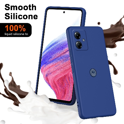 Picture of for Motorola Moto G14 cover Ultra Thin Soft Silicone Anti Fingerprint Protective Case