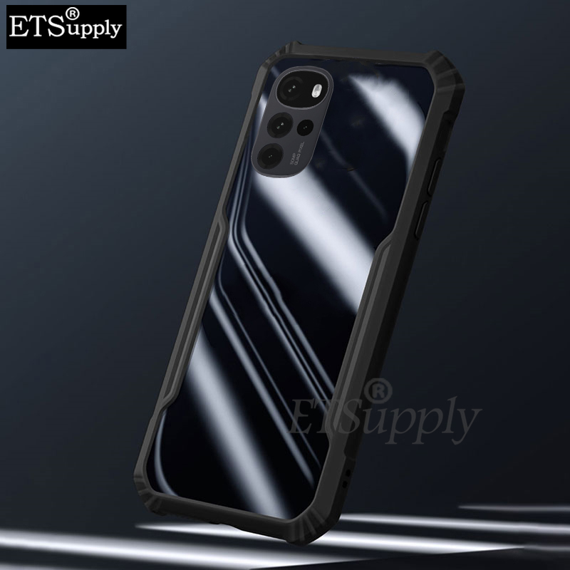 Picture of Phone case Moto G22 Transparent Clear Air Protector Soft Frame Hard Armor Back cover Motorola Moto G22