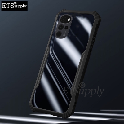 Picture of Phone case Moto G22 Transparent Clear Air Protector Soft Frame Hard Armor Back cover Motorola Moto G22