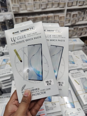 Picture of LG Velvet 5G Full HD Curved Edge Liquid UV Tempered Glass Screen Protector