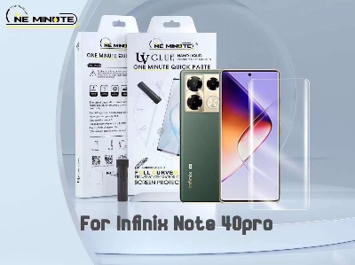 Picture of For Infinix Note 40 Pro Tempered Glass UV Tempered Glass productor