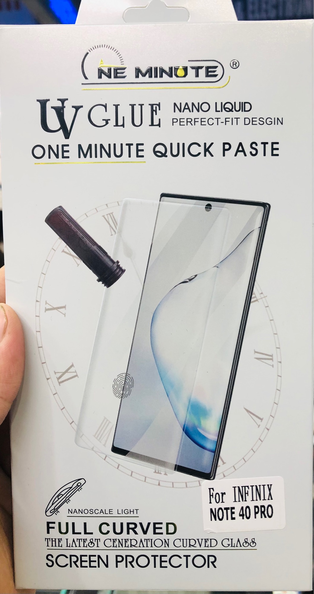 Picture of For Infinix Note 40 Pro Tempered Glass UV Tempered Glass productor