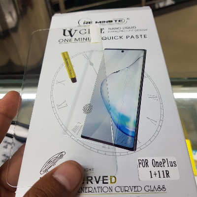 Picture of Oneplus 11R Mossily Full HD Curved Edge Liquid UV Tempered Glass Screen Protector