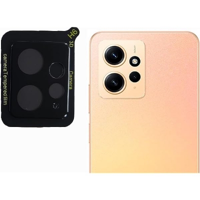 Picture of Xiaomi Redmi Note 12 4G - Black - 9H Ultra Thin Scratch-Resistant Camera Lens Glass Protector