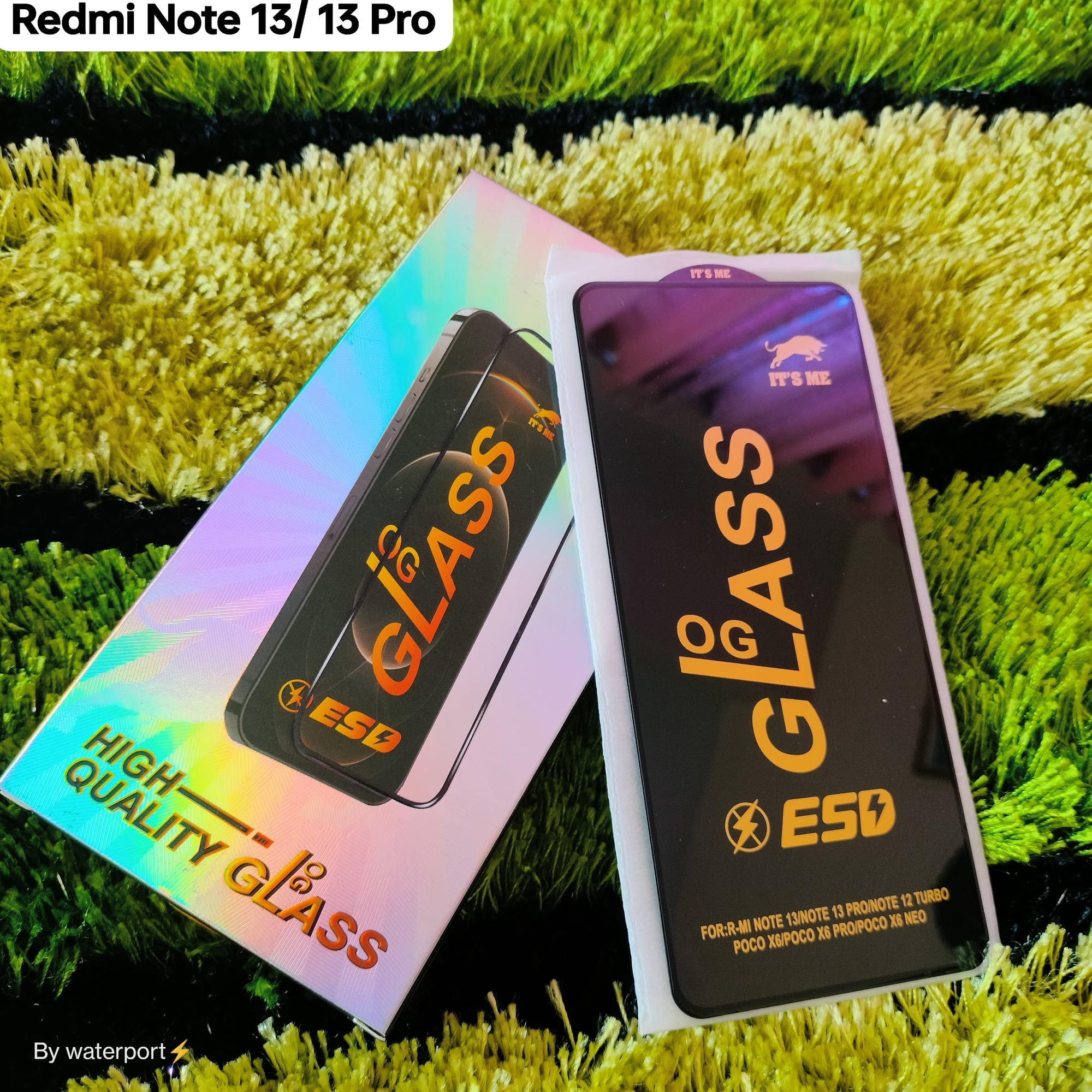 Picture of For Redmi Note 13 / Redmi Note 13 Pro Screen Protector Glass Premium Smoth Touch Respons Full Curved Display Gorila Glass Redmi Note 13 4g/5g / Redmi Note 13 Pro 4g/5g Tempered Gorial Glass Screen Protecor
