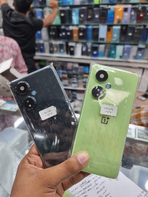 Picture of Replacement Backshell Glass Panel + middle fram  for Oneplus Nord CE 3 Lite 5G Battery Back Door Housing
