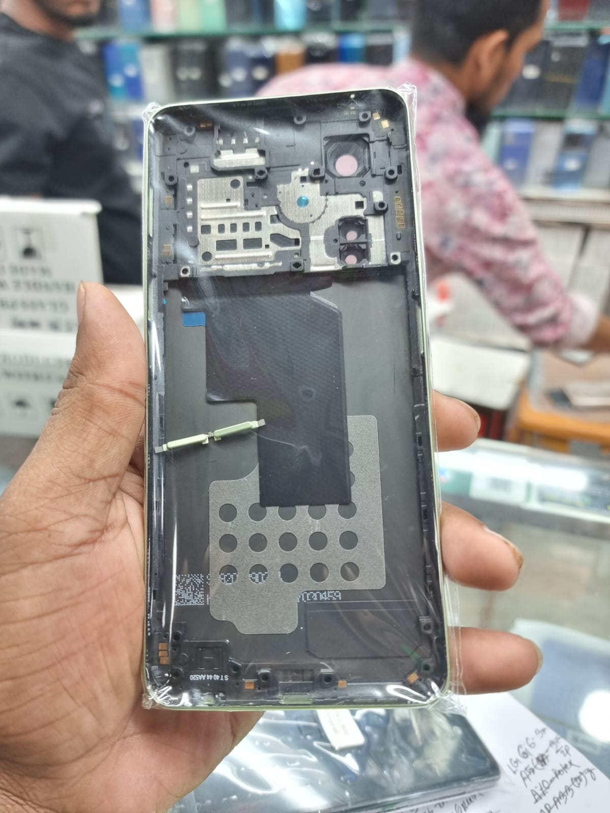 Picture of Replacement Backshell Glass Panel + middle fram  for Oneplus Nord CE 3 Lite 5G Battery Back Door Housing