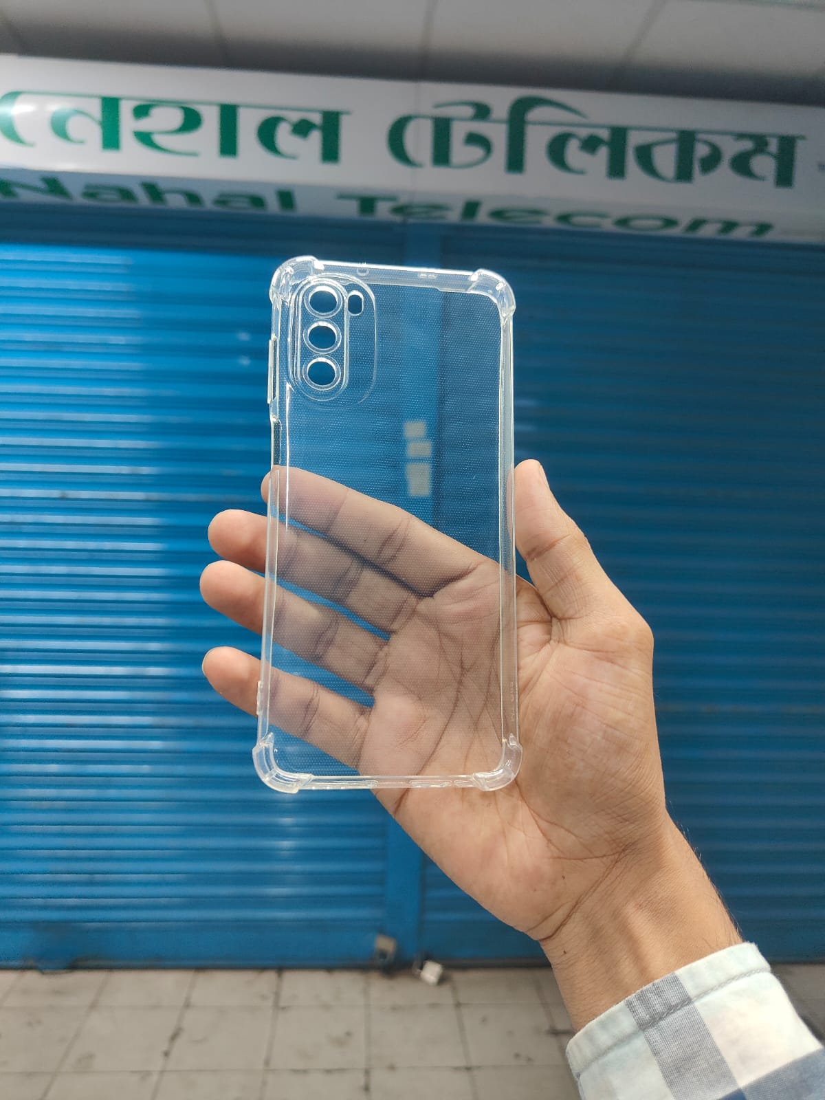 Picture of Motorola Moto G51 5G Premium Silicone Case Crystal Clear Soft TPU Ultra-Thin Transparent Flexible Protective Mobile Phone Back Cover