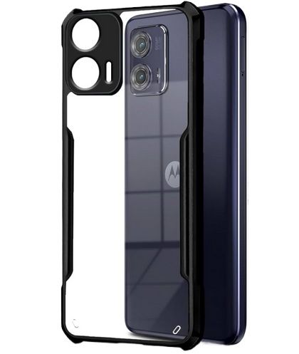 Picture of For Motorola Moto G53 Luxury Xunddu Transparent Case Reinforced Corner With Shock-Proof Bumper Full Air Protection Phone Back Cover