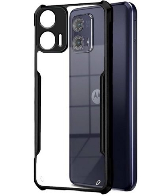 Picture of For Motorola Moto G53 Luxury Xunddu Transparent Case Reinforced Corner With Shock-Proof Bumper Full Air Protection Phone Back Cover