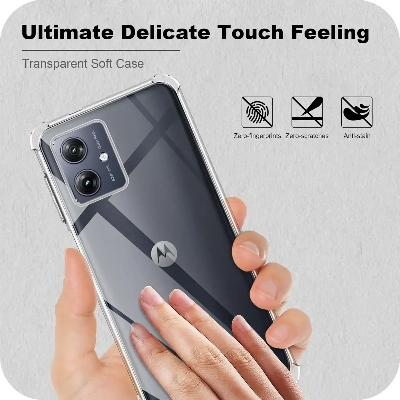 Picture of Back Cover for Motorola Moto G54 G84 5G Slim Fit TPU Protective Silicone Phone Cover Soft Case