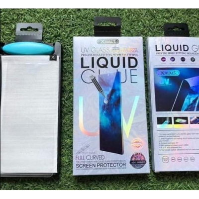 Picture of UV Light Adhesive Tempered Glass Screen Protector for Samsung Galaxy S22 ULTRA / S22 PLUS / S22 / S21 ULTRA / S21 PLUS / S21 / Note 20 ULTRA / S20 ULTRA / S20 PLUS / NOTE 20 PLUS / NOTE 20 / S20 - Transparent