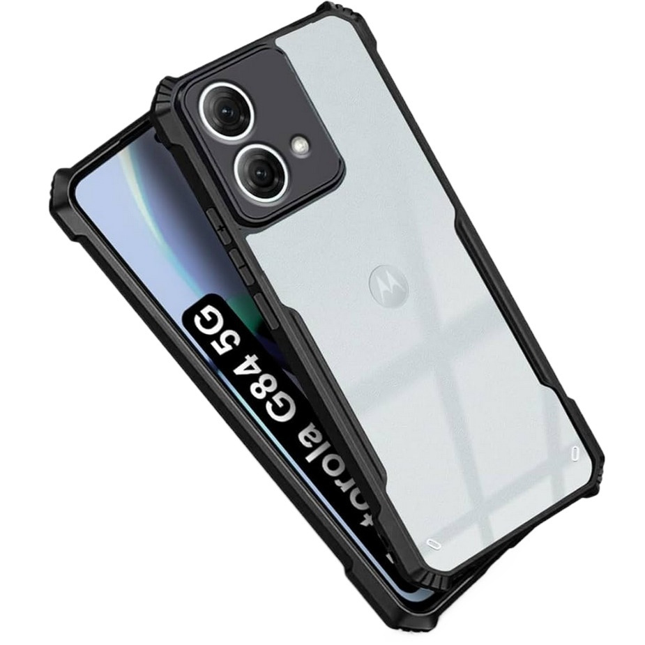 Picture of For Motorola Moto G84 Luxury Stylish Xunddu Case Clear Transparent Back Cover